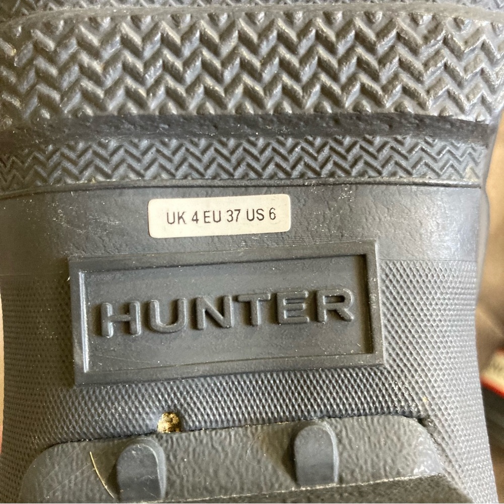 Hunter Black Mid-Calf Rain Boots - Picture 8 of 10